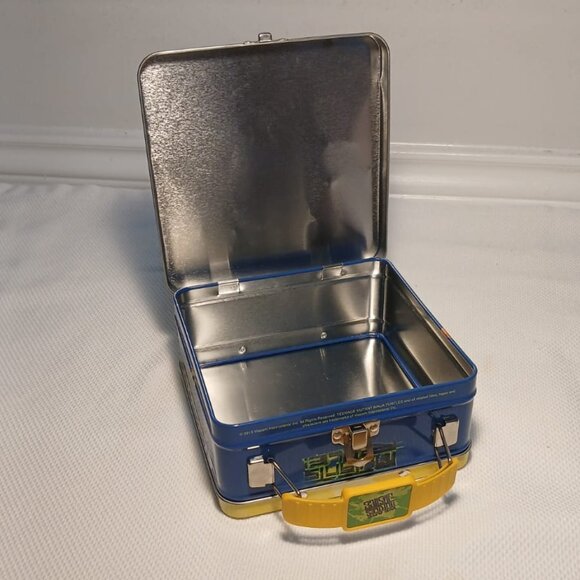 2013 Teenage Mutant Ninja Turtles Tin Lunchbox Carry All - Picture 3 of 3
